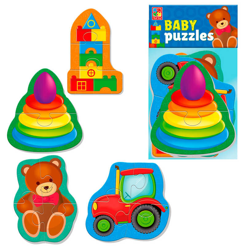 гр Пазли м“які бейбі “Малюк зможе. Іграшки“ VT1106-94 (50) “Vladi Toys“, в пакеті