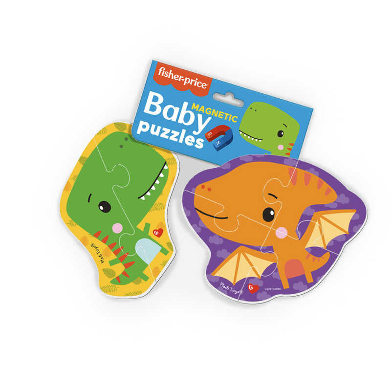 гр Пазли магнітні бейбі “Динозаврики“ VT3208-16 (50) “Vladi Toys“, у пакеті