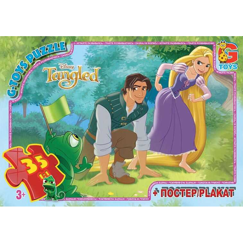 гр Пазли 35 ел. “G Toys“ “Рапунцель“ TA 012 (62) +постер