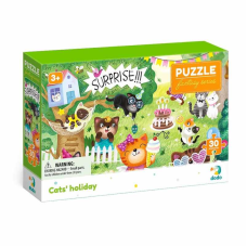 гр Пазли картонні (3-4 роки) “Свято котиків“ 300417 (36) “Dodo“, 30 елементів, 27х20 см
