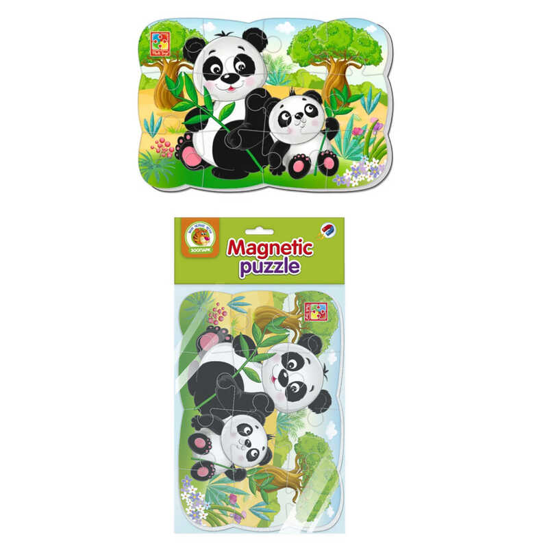 гр Пазли на магніті А5 “Пандочки“ VT 3205-80 (50) рус. “Vladi Toys“