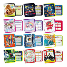 гр Папка для зошитів В-5 ПШ-01 (48) 6 видів, на блискавці “Апельсин“ ВИДАЄТЬСЯ МІКС ВИДІВ