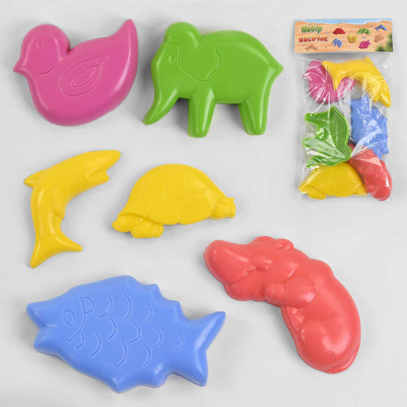 гр Пасочки для піску 6 штук в наборі 21280 (35) “M-TOYS“