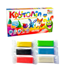 гр Пластилін восковий 20057 (22) “4FUN Game Club“, 6 неонових кольорів, в коробці
