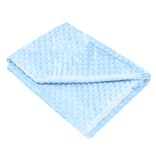 гр Плед для немовлят 42403 (1) колір - блакитний, тканина ПЛЮШ Minky, розмір 100*80 см “Bimbo“