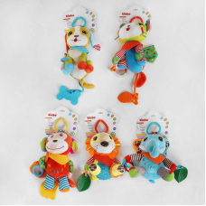 гр Брязкальце C 51214 (150) “Bimbo“ 5 видів, ВИДАЄТЬСЯ МІКС ВИДІВ, “мелодія вітру“, брязкальце, гризунок, в пакеті