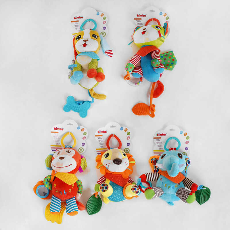 гр Брязкальце C 51214 (150) “Bimbo“ 5 видів, ВИДАЄТЬСЯ МІКС ВИДІВ, “мелодія вітру“, брязкальце, гризунок, в пакеті