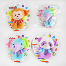 гр Брязкальце м“яке С 54413 (500) “Bimbo“, 3 види, дзвіночок, в пакеті