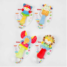 гр Брязкальце м“яке С 54416 (400) “Bimbo“, 4 види, дзвіночок, в пакеті