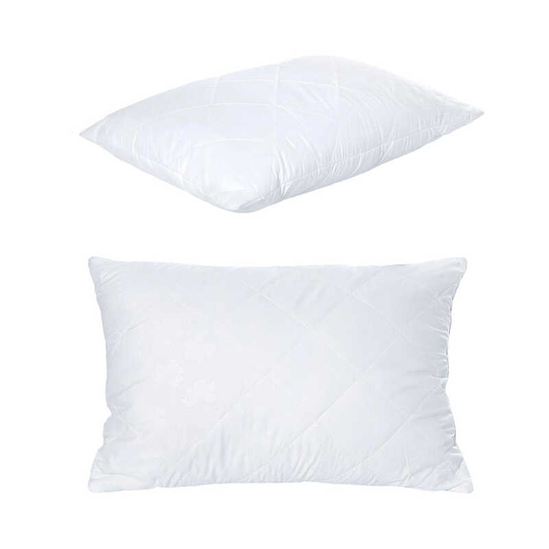 гр Подушка “Білосніжка“ 3010086 мікрофібра, силіконізоване волокно, блискавка, 40*60см, біла (1) “Homefort“ гр Подушка “Білосніжка“ 3010086 мікрофібра, силіконізоване волокно, блискавка, 40*60см, біла (1) “Homefort“