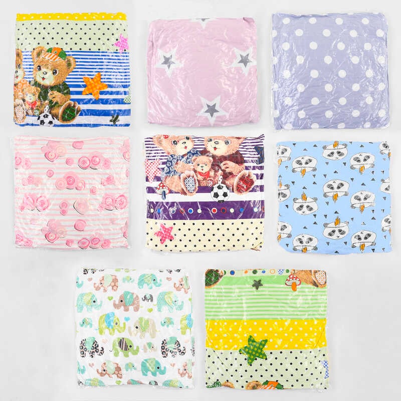 гр Подушка “Дитяча“ 2050065 бавовна, гіпоалергенне волокно, ВИДАЄТЬСЯ МІКС, 50*50 см. “Homefort“