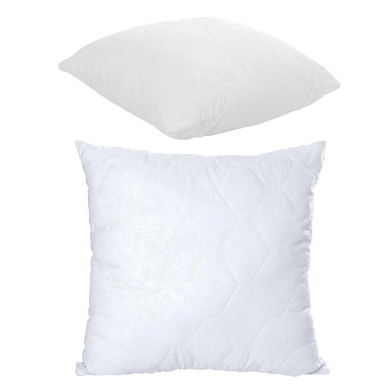 гр Подушка “Сімейна“ 3010012 стьоб мікрофібра, силіконізоване волокно, 70*70 см., біла (1) “Homefort“ гр Подушка “Сімейна“ 3010012 стьоб мікрофібра, силіконізоване волокно, 70*70 см., біла (1) “Homefort“