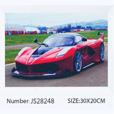Алмазна мозаїка JS 28248 (50) “TK Group“, “Спорткар”, 20х30 см, в коробці