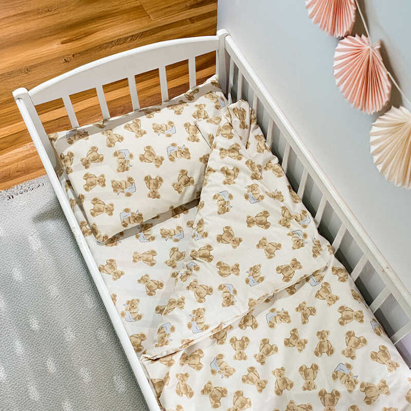 гр Постільний комплект “Ведмедик“ 91374 (1) тканина РАНФОРС, розмір 110*90 см “Bimbo“