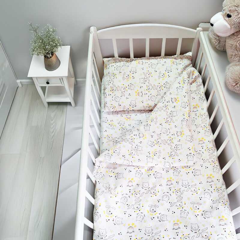 гр Постільний комплект “Тварини“ 32417 (1) тканина ФЛАНЕЛЬ, розмір 110*90 см “Bimbo“