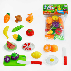 гр Продукти на липучках “Що є на кухні?” 65395 (120/2) “4FUN Game Club“, 19 елементів, у пакеті