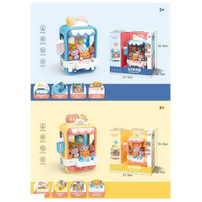 Ігровий автомат 33935 (12) 2 види, мелодії, регуляція гучності, м’які іграшки, кульки, від батарейок/мережі, в коробці