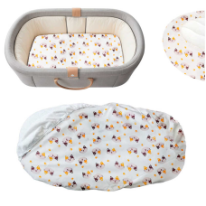 гр Простирадло на резинці АКВА-СТОП для дитячого візочка 57542 (1) тканина мембранна МАХРА, СИТЕЦЬ, розмір 80*45 см “Bimbo“