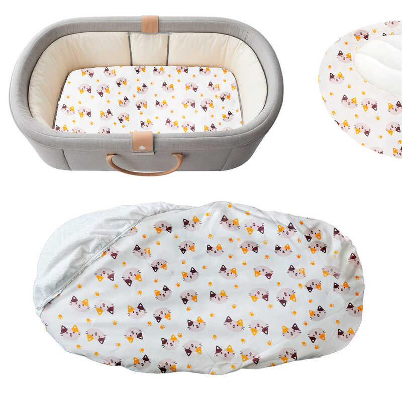 гр Простирадло на резинці АКВА-СТОП для дитячого візочка 57542 (1) тканина мембранна МАХРА, СИТЕЦЬ, розмір 80*45 см “Bimbo“