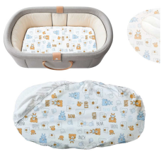 гр Простирадло на резинці АКВА-СТОП для дитячого візочка 78055 (1) тканина мембранна МАХРА, СИТЕЦЬ, розмір 80*45 см “Bimbo“