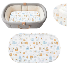 гр Простирадло на резинці для дитячого візочка 99593 (1) тканина СИТЕЦЬ, розмір 80*45 см “Bimbo“