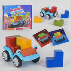 гр Розвиваюча гра “Машинка - головоломка“ UKB-B 0043 (12) “4FUN Game Club“, українською мовою, в коробці