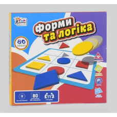 гр Розвиваюча гра “Форми та логіка“ UKB-B 0034 (24) “4FUN Game Club“, українською мовою, в коробці