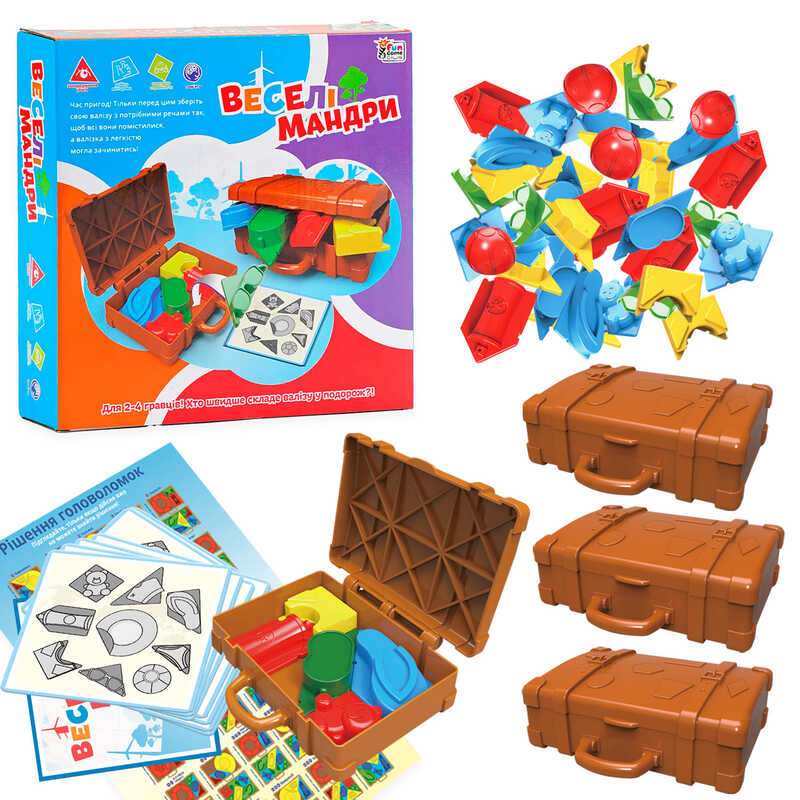 гр Розвиваюча гра UKВ-В 0044 “Веселі мандри“ (12) “4FUN Game Club“