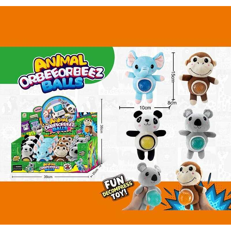 Антистрес BTX 003 (6) ЦІНА ЗА 12 ШТУК В БЛОЦІ, плюшева іграшка, орбізи