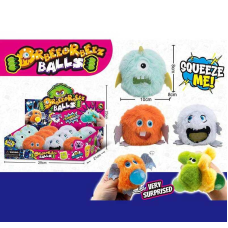 Антистрес BTX 011 (12) ЦІНА ЗА 12 ШТУК В БЛОЦІ, надуває кулю, текстильна, розмір - 10х8х8 см, в коробці