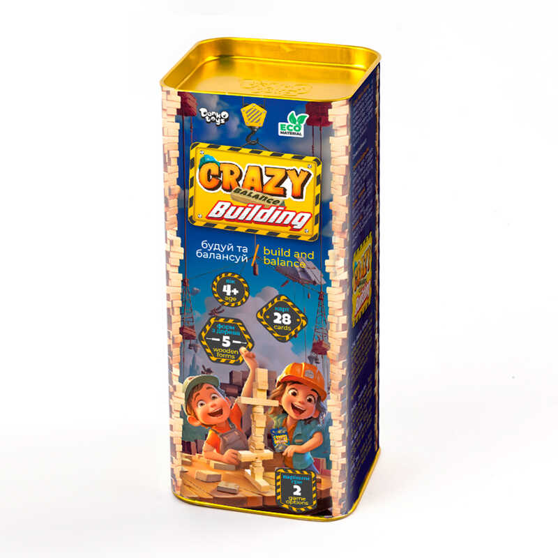 гр Розвиваюча настільна гра “Crazy Balance Building“ CBB-01 (6) “Danko Toys“