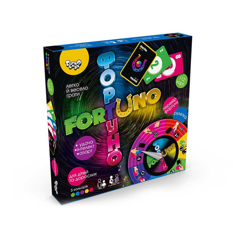гр Розвиваюча настільна гра “Фортуна“ ВЕЛИКА (укр) UF-02-01U (10) Danko Toys