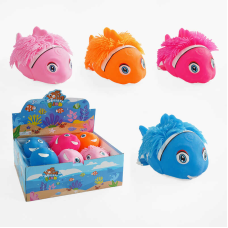 Антистрес C 68683 (8) ЦІНА ЗА 6 ШТУК У БЛОЦІ, “Рибка”, підсвічування, розмір - 24,5х12 см, в коробці