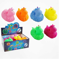 Антистрес C 68684 (8) ЦІНА ЗА 6 ШТУК У БЛОЦІ, “Єдиноріг”, підсвічування, розмір - 20х16 см, в коробці