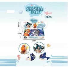 Антистрес YC 893 (12) “Морські жителі”, орбізи, в коробці, ЦІНА ЗА 12 ШТУК В БЛОЦІ