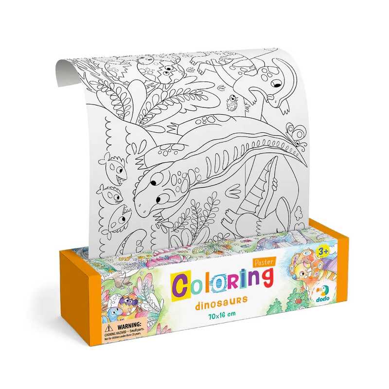 гр Розмальовка “Динозаври“ 300328 (60) “Dodo“ 70х16см, в коробці