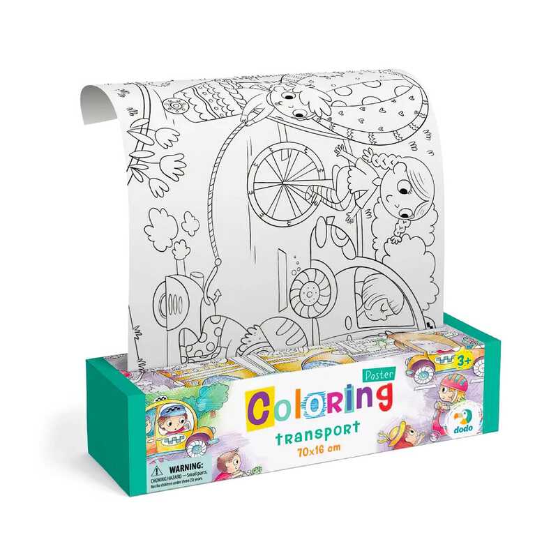 гр Розмальовка “Транспорт“ 300326 (60) “Dodo“ 70х16см, в коробці