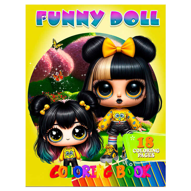 гр Розмальовка 18 кольорових малюнків “Funny Doll“ 9789655322873 (50) “Jumbi“ гр Розмальовка 18 кольорових малюнків “Funny Doll“ 9789655322873 (50) “Jumbi“