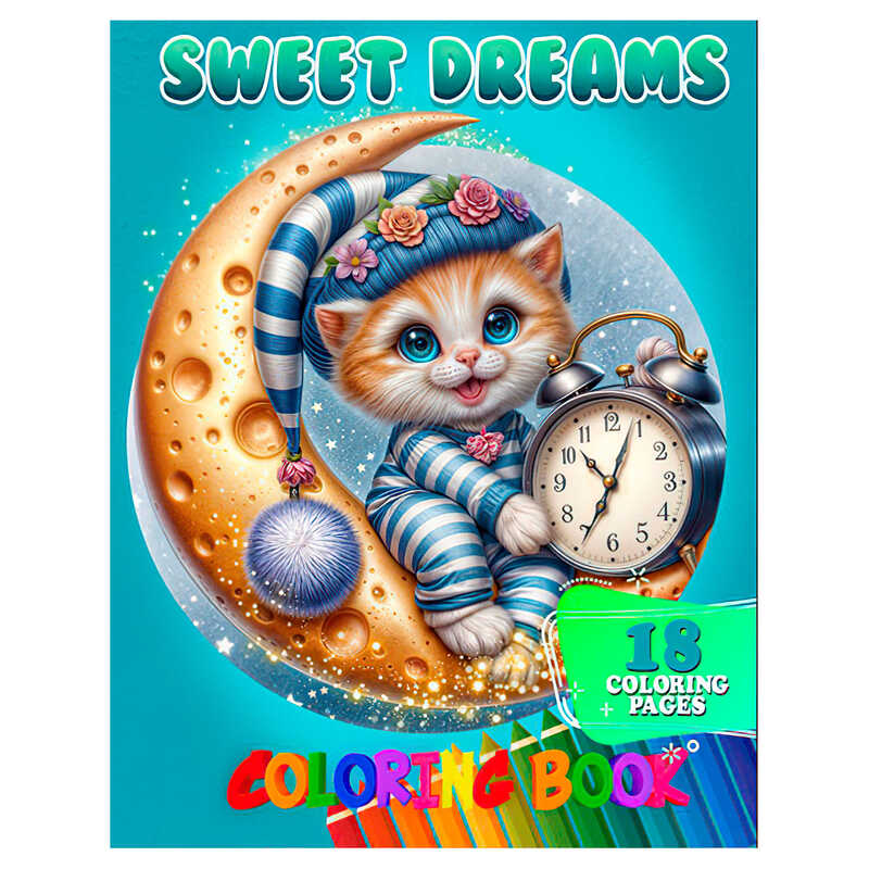 гр Розмальовка 18 кольорових малюнків “Sweet Dreams“ 9789655322859 (50) “Jumbi“