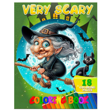 гр Розмальовка 18 кольорових малюнків “Very Scary“ 9789655322866 (50) “Jumbi“