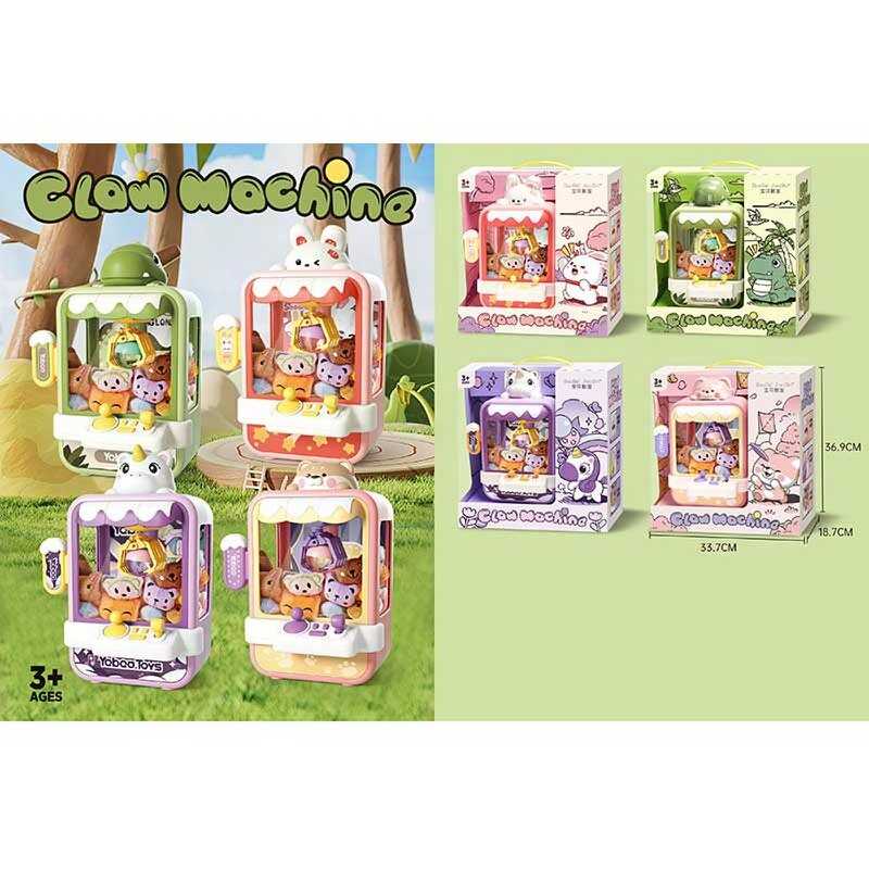 Ігровий автомат 666-5 ABCD (12) 4 види, мелодії, регуляція гучності, механічний важіль, м“які іграшки, кульки, в коробці, ВИДАЄТЬСЯ ТІЛЬКИ МІКС ВИДІВ