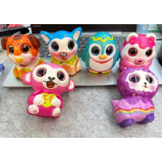 Антистрес-сквіш C 68895 (600) ЦІНА ЗА 1 ШТУКУ, ароматизований, пластикові очі, в пакеті, ВИДАЄТЬСЯ МІКС ВИДІВ