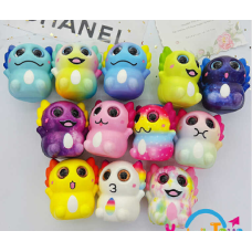 Антистрес-сквіш C 68899 (600) ЦІНА ЗА 1 ШТУКУ, ароматизований, пластикові очі, в пакеті, ВИДАЄТЬСЯ МІКС ВИДІВ
