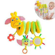 гр Розтяжка-спіраль МС 110208-01 Зоо (5) “Масік“  Жираф, пискавка, 3 підвіски, у пакеті