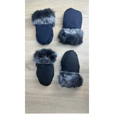 гр Рукавички зі штучним хутром 209889 (1) 2 кольори, на магніті, в пакеті, ВИДАЄТЬСЯ ТІЛЬКИ МІКС ВИДІВ