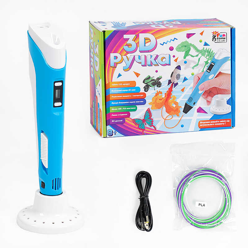 гр Ручка 3D 97321 (12/2) “4FUN Game Club“, USB-кабель живлення, в коробці