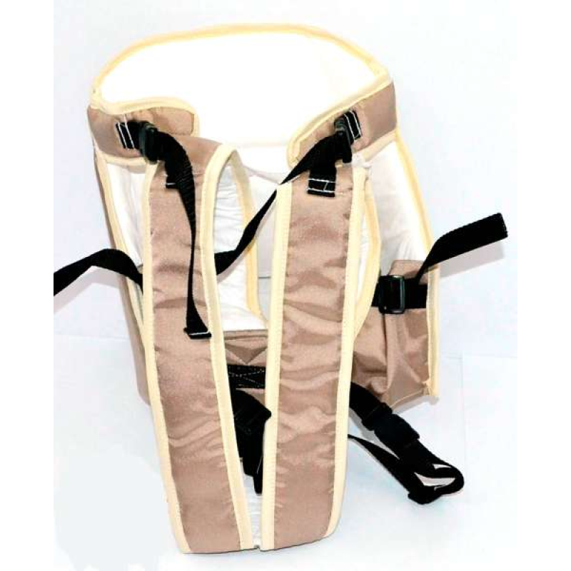 гр Рюкзак-кенгуру №6 - 0428 (1) сидячи, колір бежевий, для дітей з тримісячного віку, в пакеті