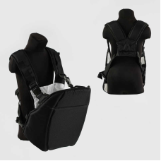 гр Рюкзак-кенгуру №6 3450 (1) сидячи, для дітей від 3 місяців, до 13 кг, колір чорний