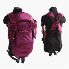 гр Рюкзак-кенгуру №8 1005 (1) лежачи, колір бордовий, для дітей з двомісячного віку, в пакеті