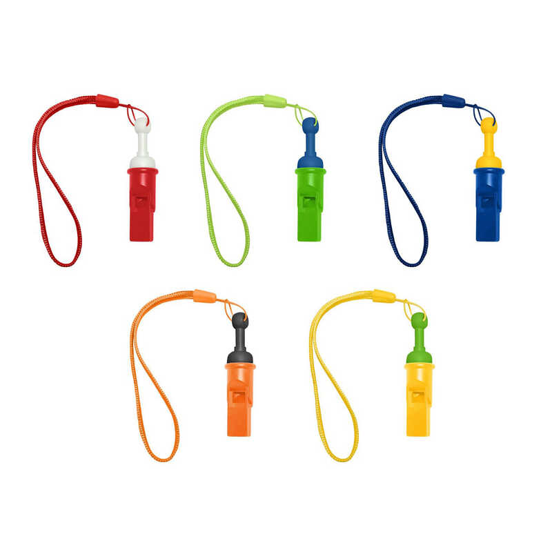 гр Свисток спортивний 39942 (200) 5 кольорів, “Tigres“, ремінець, в пакеті